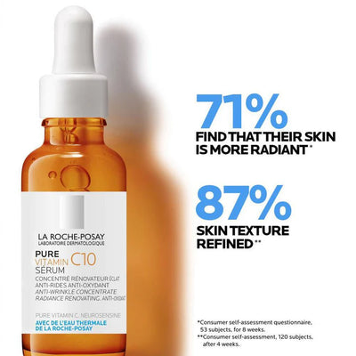La Roche-Posay Vitamin C Serum – Brightening Anti-Wrinkle Face Serum with Pure Vitamin C
