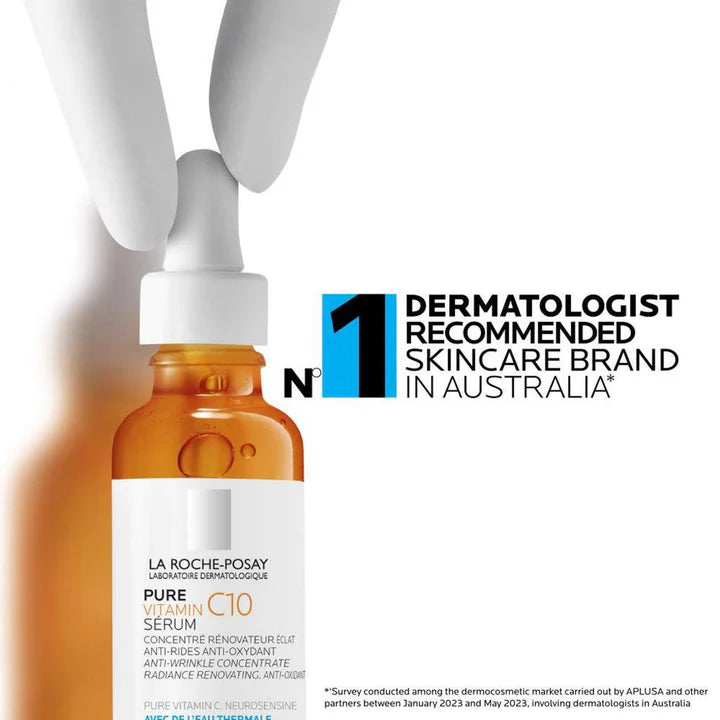 La Roche-Posay Vitamin C Serum – Brightening Anti-Wrinkle Face Serum with Pure Vitamin C